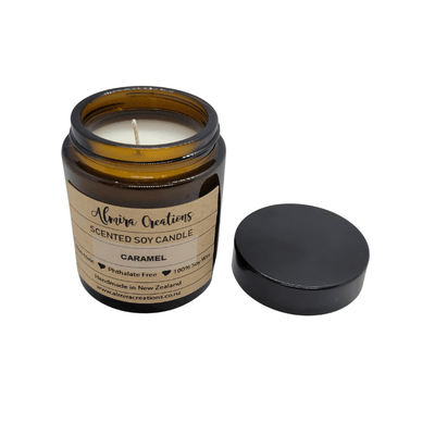 Caramel - Scented Soy Candle - Almira Creations