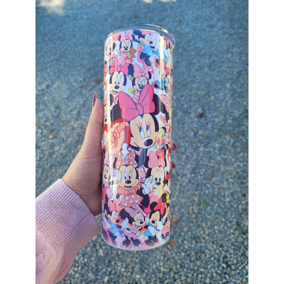 Pinky Minnie Mouse Tumbler - Almira Creations