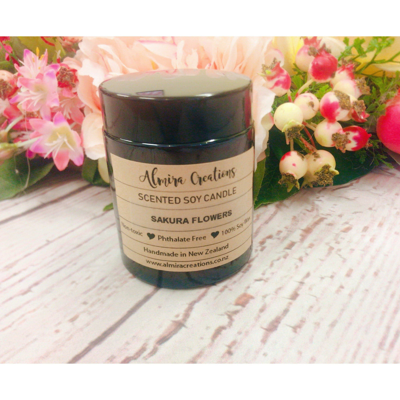 Cherry Blossom - Scented Soy Candle - Almira Creations