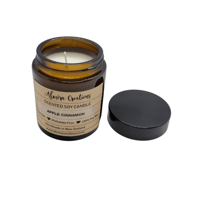 Apple Cinnamon - Scented Soy Candle - Almira Creations