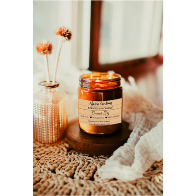 Coconut Fig - Scented Soy Candle - Almira Creations