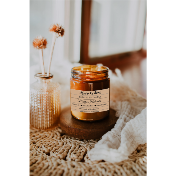 Mango Habanero - Scented Soy Candle - Almira Creations