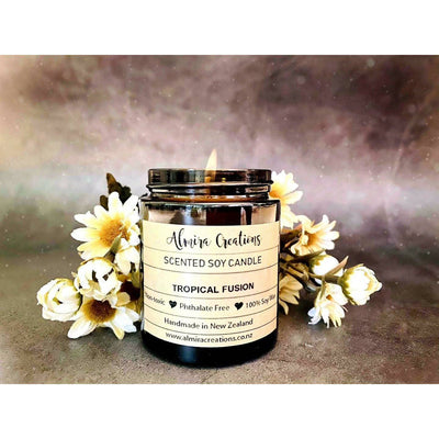 Tropical Fusion - Scented Soy Candle - Almira Creations
