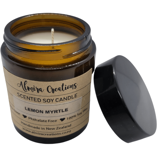 Lemon Myrtle - Scented Soy Candle - Almira Creations
