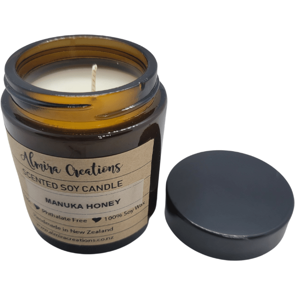 Manuka Honey - Scented Soy Candle - Almira Creations