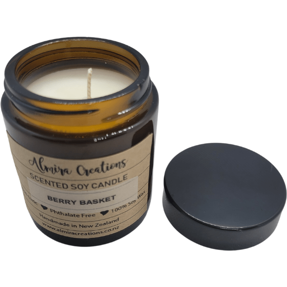 Berries Basket - Scented Soy Candle - Almira Creations