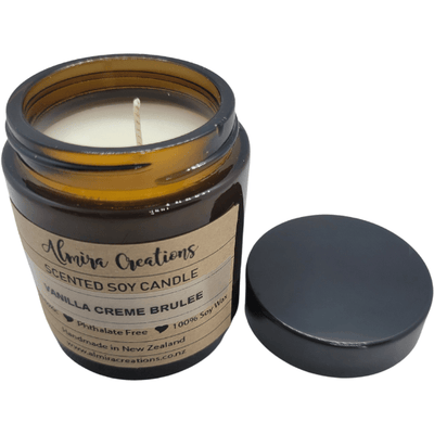 Vanilla Creme Brulee - Scented Soy Candle - Almira Creations