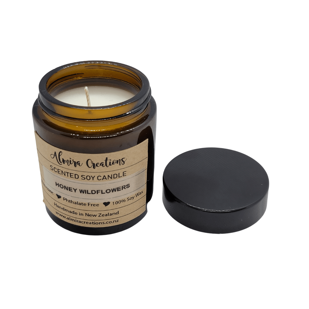 Honey Wildflowers - Scented Soy Candle - Almira Creations