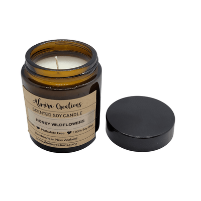 Honey Wildflowers - Scented Soy Candle - Almira Creations
