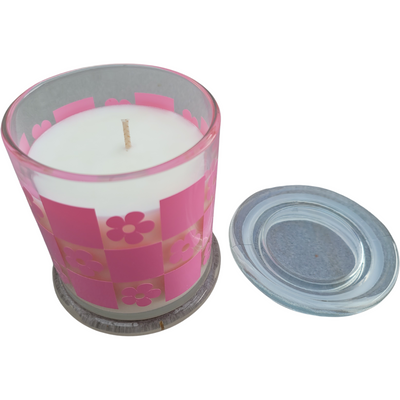 Sweet Pea & Vanilla Decorate Candle - Almira Creations