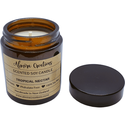 Tropical Nectar - Scented Soy Candle - Almira Creations