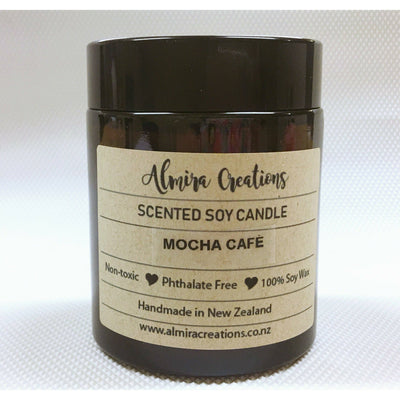 Mocha Cafe - Scented Soy Candle - Almira Creations