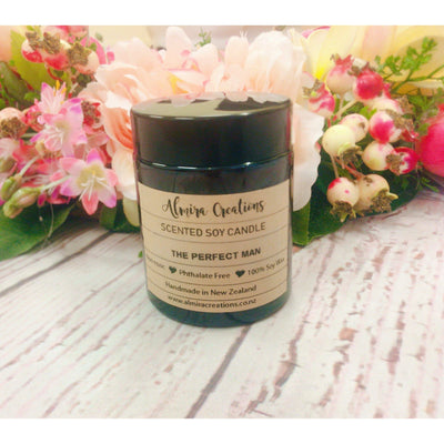 The Perfect Man - Scented Soy Candle - Almira Creations